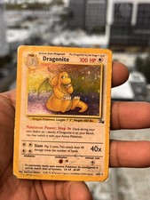 Dragonite 4/62 Holo Rare Fossil 1999 Pokémon TCG Vintage WOTC Damaged PSA 1 cont