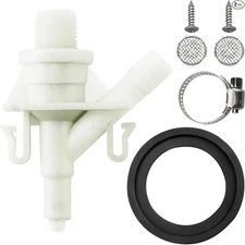 Toilet Valve & Seal Kit - Freeze-Resistant Flush Camper Toilet Valve Parts for 3