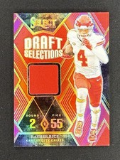 2023 Panini Select - Draft Selections Memorabilia Rashee Rice #DSM-RRI Red Prizm
