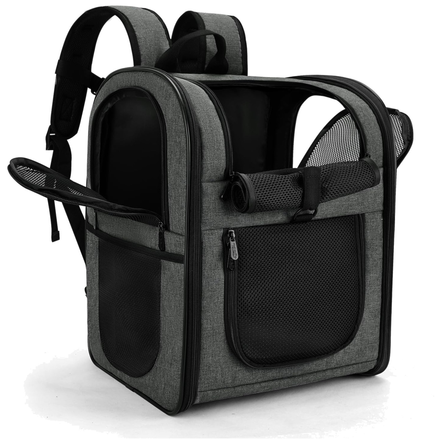 Cushioned Pet Travel Backpack for Large & Small Animals – Well Ventilated & Safe