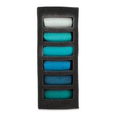 SENNELIER Extra-Soft Half Pastel 6 Stick Set, Set of 6, Emerald Kitchen