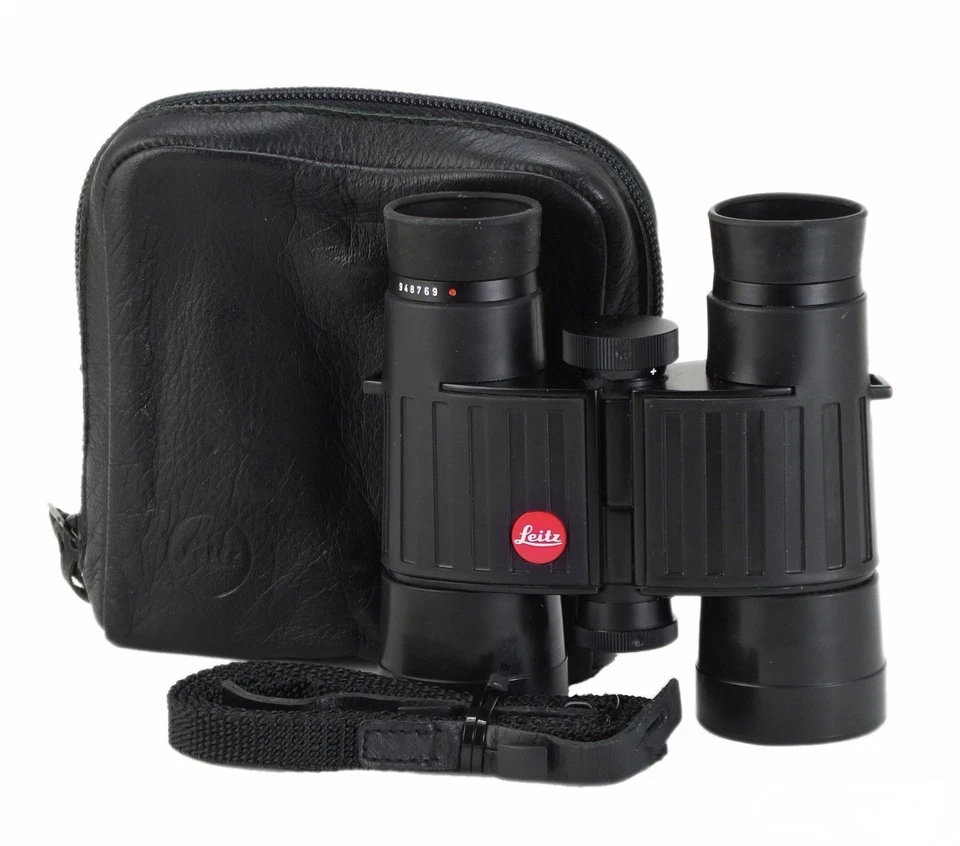 Superlative Black Leitz 8x32 Trinovid BA in Original Leitz Case. Rubber Armored. - Image 2 of 4