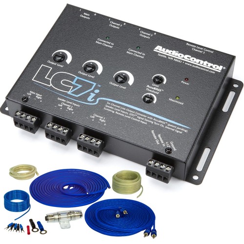 AudioControl LC7i 6 Channel Line Output Converter with Accubass with 8GA OFC ...