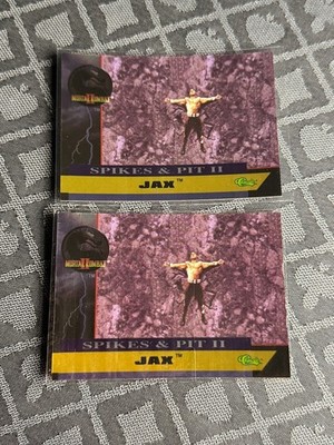 1994 Classic MK2 Mortal Kombat II 2 Chase Card Spikes & Pit II Jax SP8 LOT x2