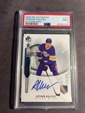 2020-21 SP AUTHENTIC ARTHUR KALIYEV PSA 9 FUTURE WATCH AUTOGRAPH FWA /999