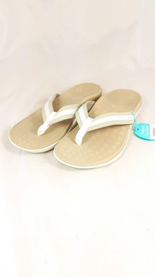 vionic white flip flops