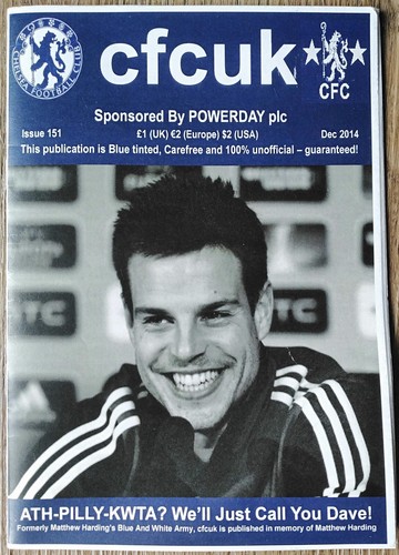 Fanzine numero 151 dicembre 2014 Chelsea FC cfcuk CFC - Foto 1 di 3