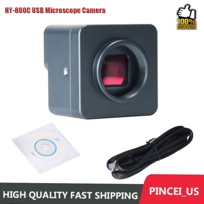 HY-800C USB Microscope Camera HD 4K Electronic Digital Eyepiece for Repair PCB
