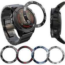Anello lunetta metallo alluminio per Garmin Fenix 5x 5x più custodia antigraffio