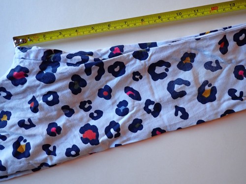 Girls Leggings Size 10/12 Arizona Medium So Large Plaid and Blue Animal Print - Picture 12 of 15