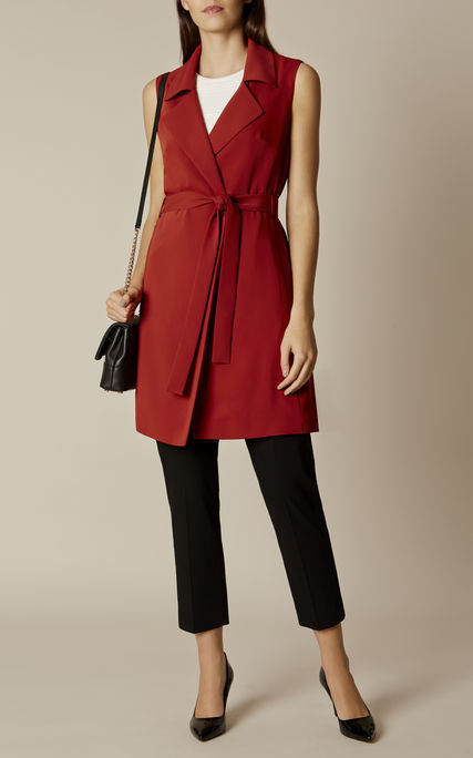 KAREN MILLEN Three-Piece Trench Coat - Size UK 8/EU 36 image 5