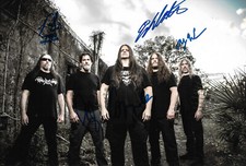 Cannibal Corpse autographs fully signed 20x30 cm picture