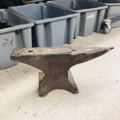 M&H Armitage Anvil Mouse Hole Forge Sheffield Antique 90lb Blacksmithing Tool