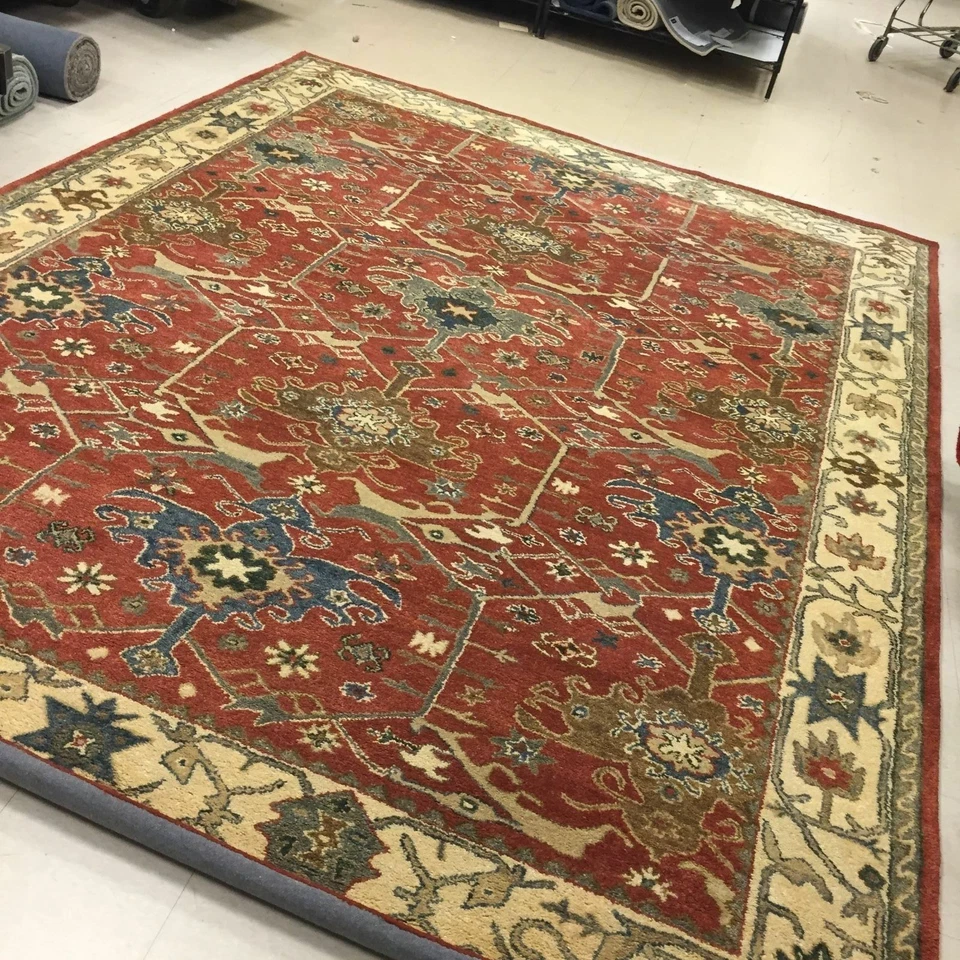 Nuevo William Morris 2.5x9 3x5 5X8 8X10 9X12 Channing alfombras de lana oxidada CHE7 Foto 2 de 4