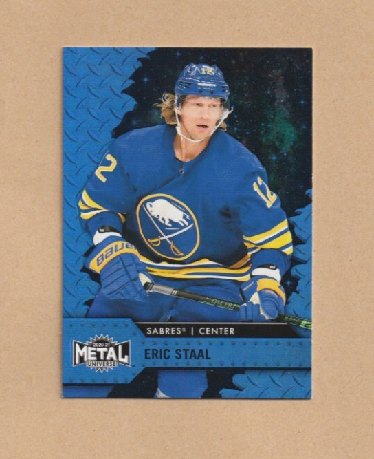 2020-21 Skybox Metal Universe - Eric Staal #84 Spectrum Blue Buffalo Sabres