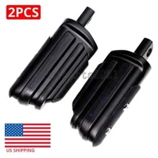 Pair Aluminum Motorcycle Foot Pegs Rest Pedals Male Mount For Harley-Davidson