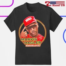 Marvin Hagler Marvelous war shirt S-234XL shirt Gift fans