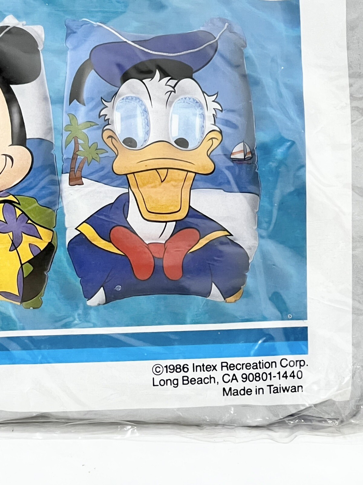 NEW Vintage 1980s DONALD DUCK Intex Disney Mickey & Pals Inflatable Fun