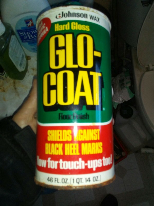 Vintage Metal Can Of Johnson Wax Hard Gloss Glo Coat High Traffic Formula 46 Oz
