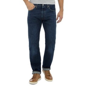 Levi's para hombre Premium 501 Original Corte Recto Jeans Azul 48 X 32 RRP  £ 80 | eBay