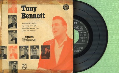 TONY BENNETT / Stranger In Paradise / PHILIPS 429.122 BE Holland 195? EP G