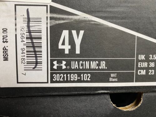 Under Armour C1N MC Jr. Football/Soccer Cleats Size 4Y - Brand New in Box - Picture 4 of 4