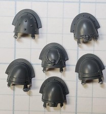 40k Space Marines Bits Sternguard Veterans Crested Engraved Shoulder Pads x6 C99