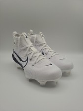 Nike Alpha Huarache NXT Men's Size 7 White Metal Baseball Cleats DJ6517-103