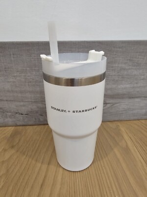 Stanley + Starbucks White Stainless Steel Cold Cup To Go 20oz