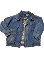 Vintage Current Seen Denim Jacket Size 1X