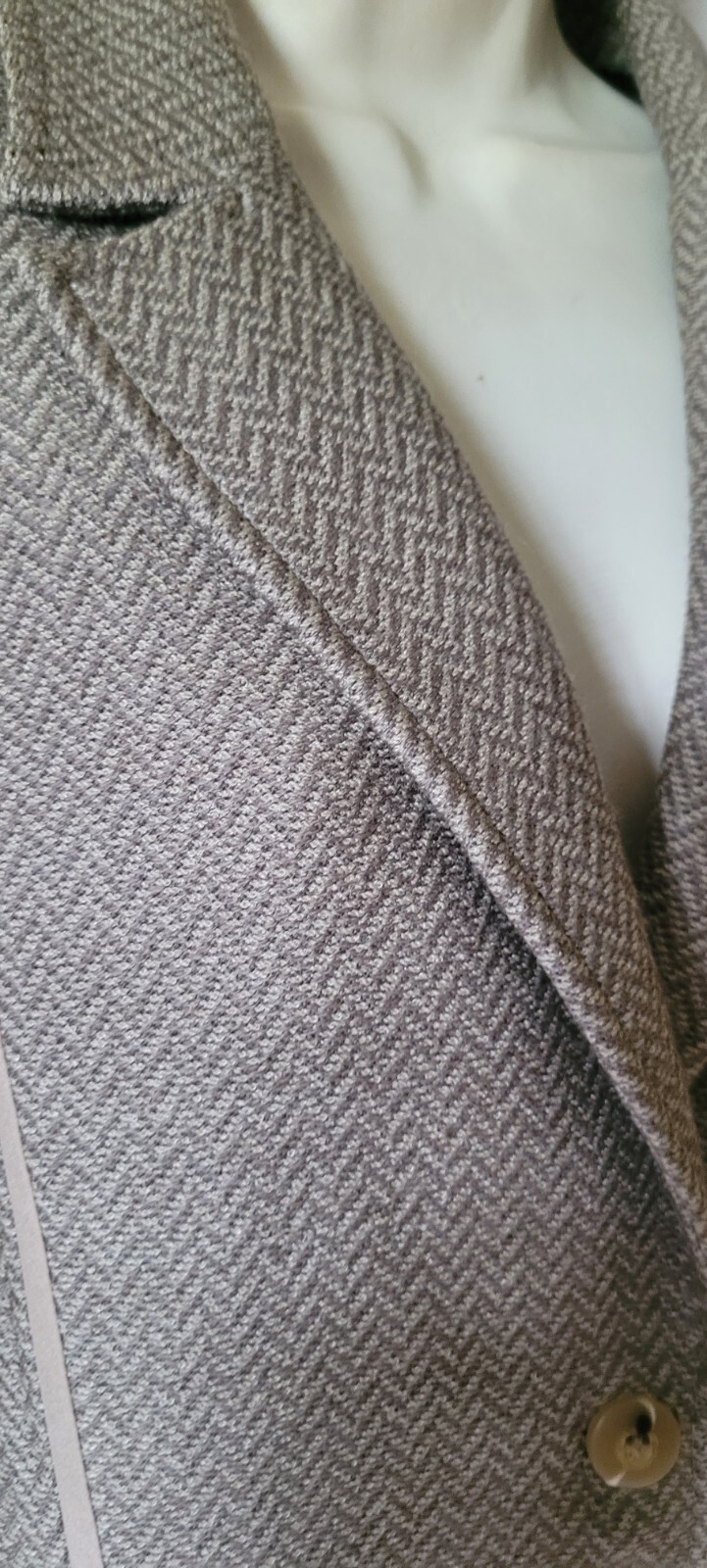 St John Collection Herringbone Jacket Blazer 12 B… - image 6