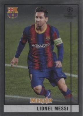 2020-21 Topps Merlin Collection Chrome UCL Lionel Messi #1 for