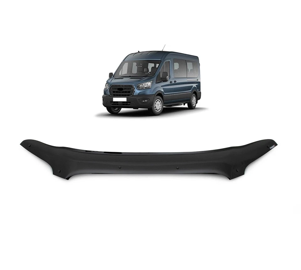 Hood Deflector Guard | Front Bug Shield Compatible for Ford Transit 2019-2026 - Bild 2 von 4