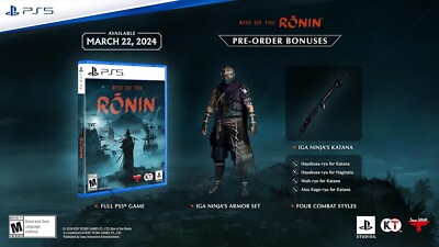 Rise of the Ronin *LAUNCH PRE-ORDER EDITION* (PS5) New