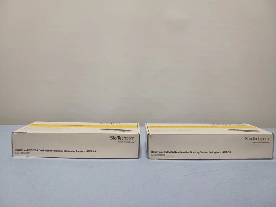 *LOT OF 2* StarTech HDMI and DVI/VGA Dual-Monitor Docking Station DK30ADD - Image 3 of 4