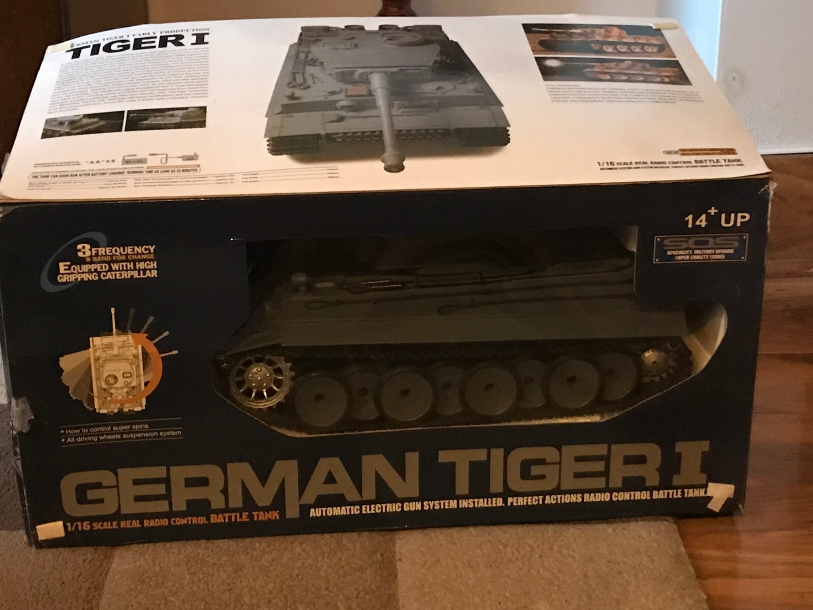 Heng Long German Tiger 1 Remote control tank with BB firing capability