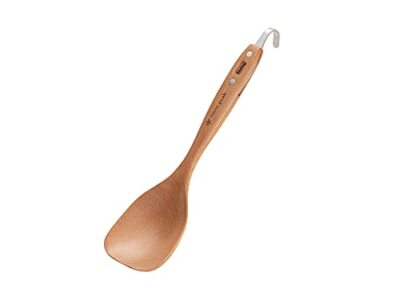 snow peak server spoon CS-218 Brown Beech Stainless Steel Hook Camping Tool NEW