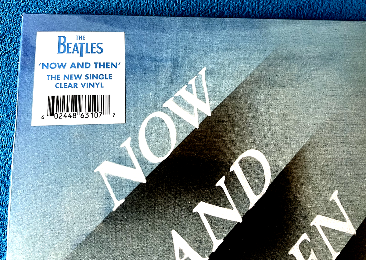 Beatles Now and Then Clear Vinyl 7
