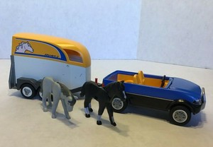 playmobil transporte caballos