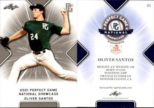 OLIVER SANTOS 2021 LEAF PERFECT GAME 