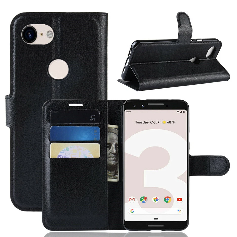 BETTERFON Google Pixel 3a Handy Tasche Flip Cover Wallet Case Schutz Hülle Etui Schale Neu