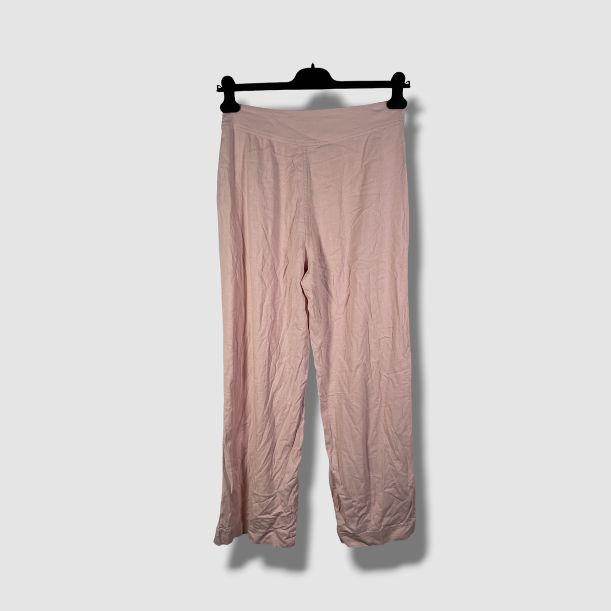 $178 Splendid Women's Pink Linen Blend Stella Wide Leg Trouser