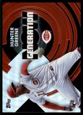 2022 Topps Update Generation Now Hunter Greene Rookie Cincinnati Reds #GN-64