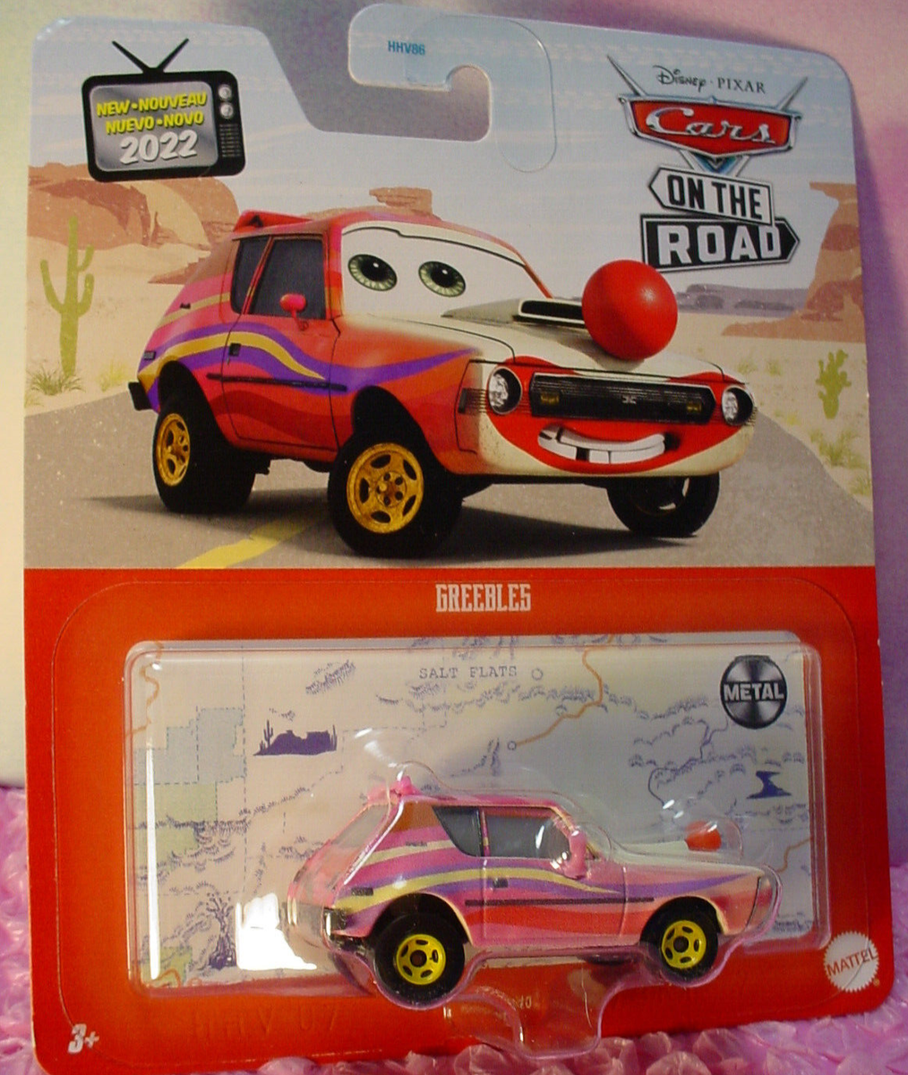 New 2022 Disney PIXAR Cars On the Road 🗺 GREEBLES 🤡 pink gremlin