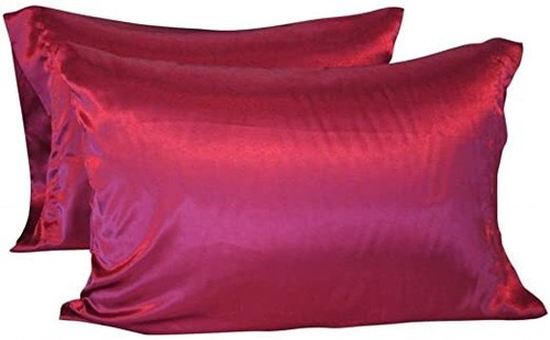 satin boomerang pillow case