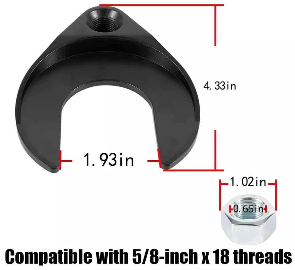 CV Axle Removal Tool Front Wheel Drive Adapter CV Joint Puller Inner Axle Pulley - Image 2 of 4