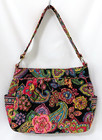Vera Bradley Symphony in Hue Hobo Tote Magnetic Close Shoulder Strap Reversible