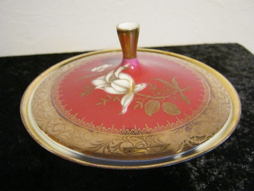 Seltene Gebäckdose Weiße Rose Porzellanfabrik Heinrich Winterling Vitrinenobjekt - Bild 4 von 11