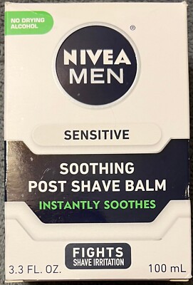 Nivea Men Sensitive Soothing Post Shave Balm - Alcohol Free - 3.3 FL OZ
