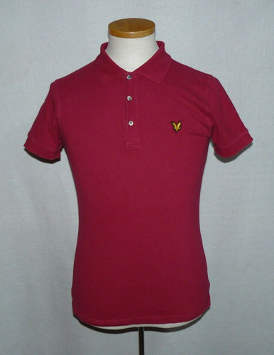 Lyle & Scott, Lyle & Scott Vintage Polo Hommes Rouge Taille